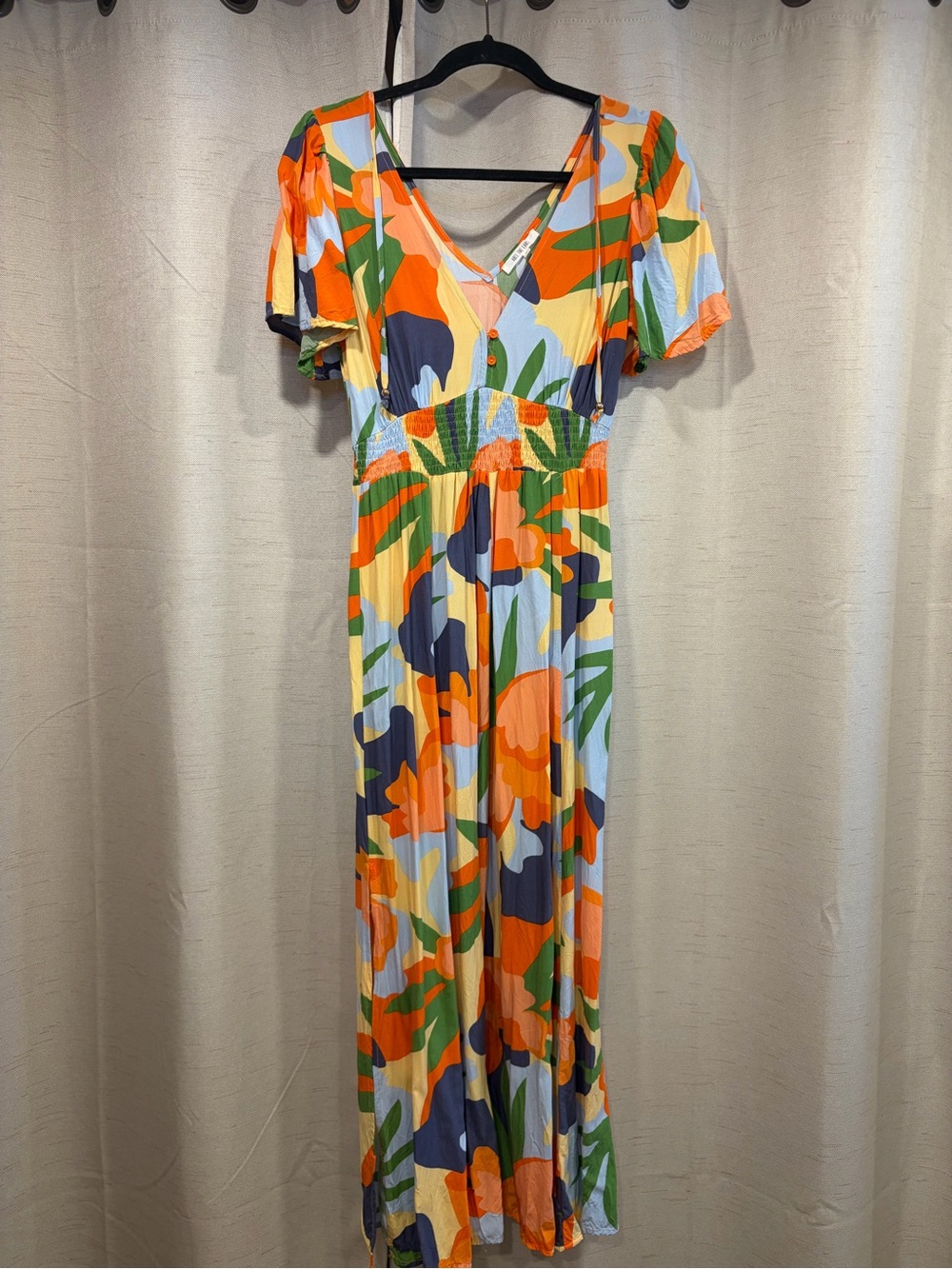 Abel the Label Floral Print Maxi Dress
